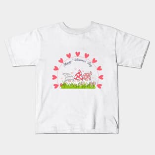 Valentine's Day Dwarfs Kids T-Shirt